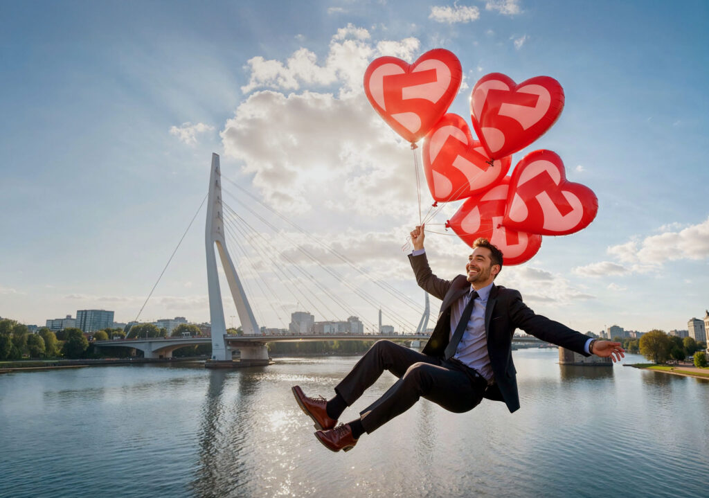 man-vliegende-bij-erasmusbrug