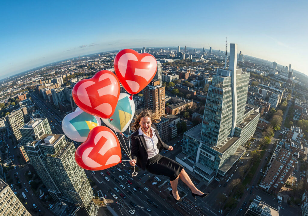 vrouw-vliegende-aan-balonnen-Vijfhart-v2